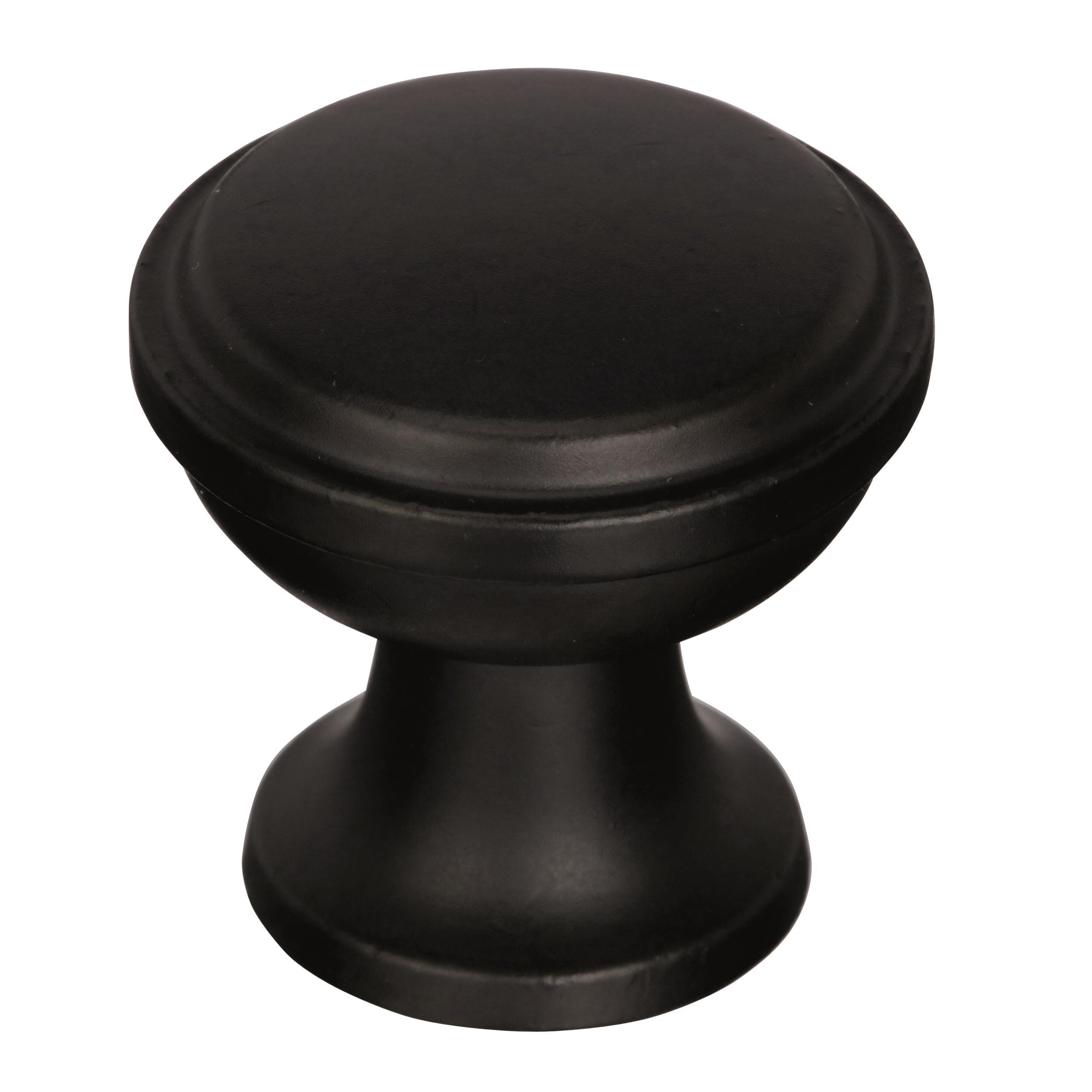 Westerly Round Knob, 1-3/16 in (30 mm), Black Bronze