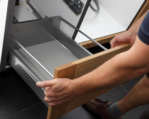 Replacement of faulty drawer soft-close mechanism