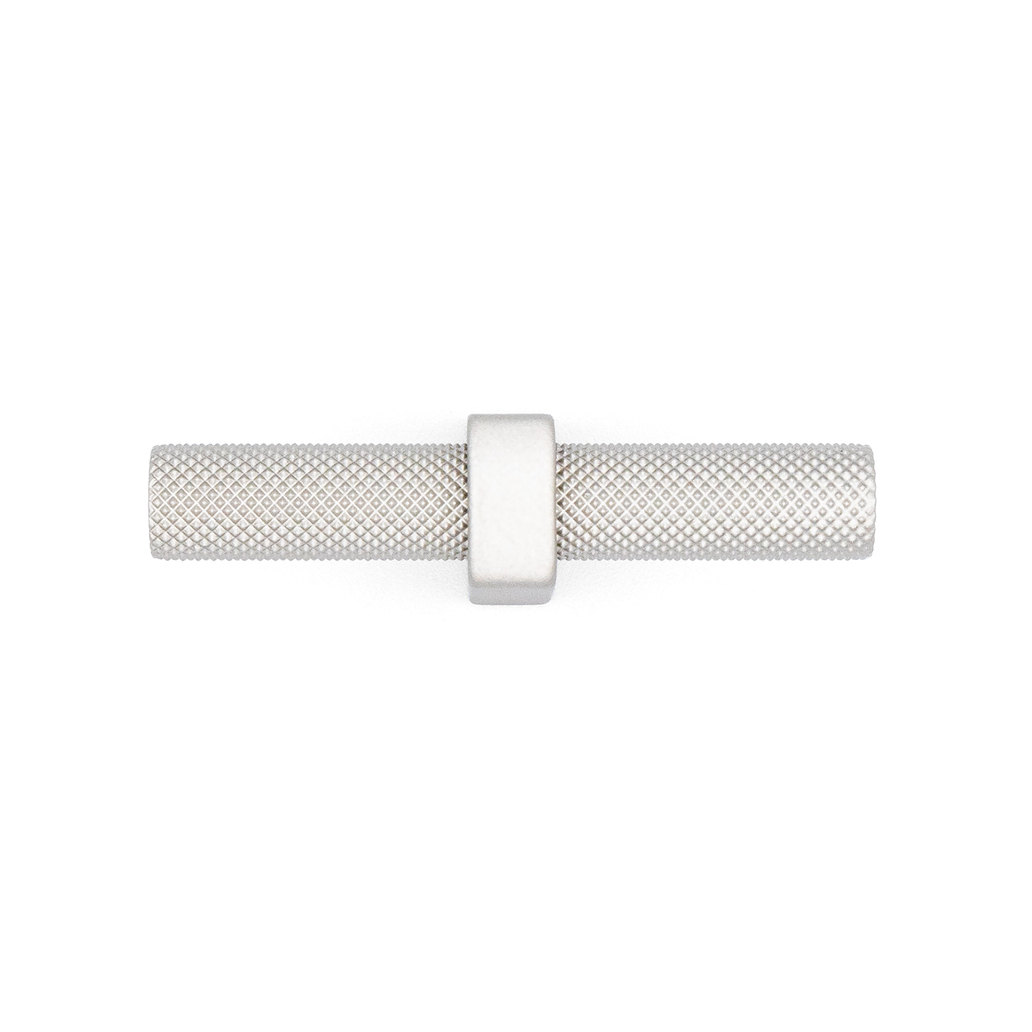 Luca Knurled Designer Pull, 160mm, Lacquered Silver