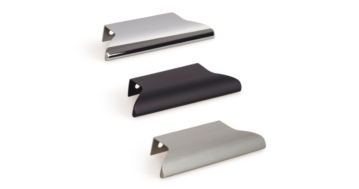Ritta Edge Pull, 128mm, Brushed Stainless Steel