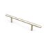 Modern Bar Pull, 128mm, Solid Stainless Steel