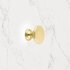 Mesa Contemporary Knob, 37mm, Brushed Brass