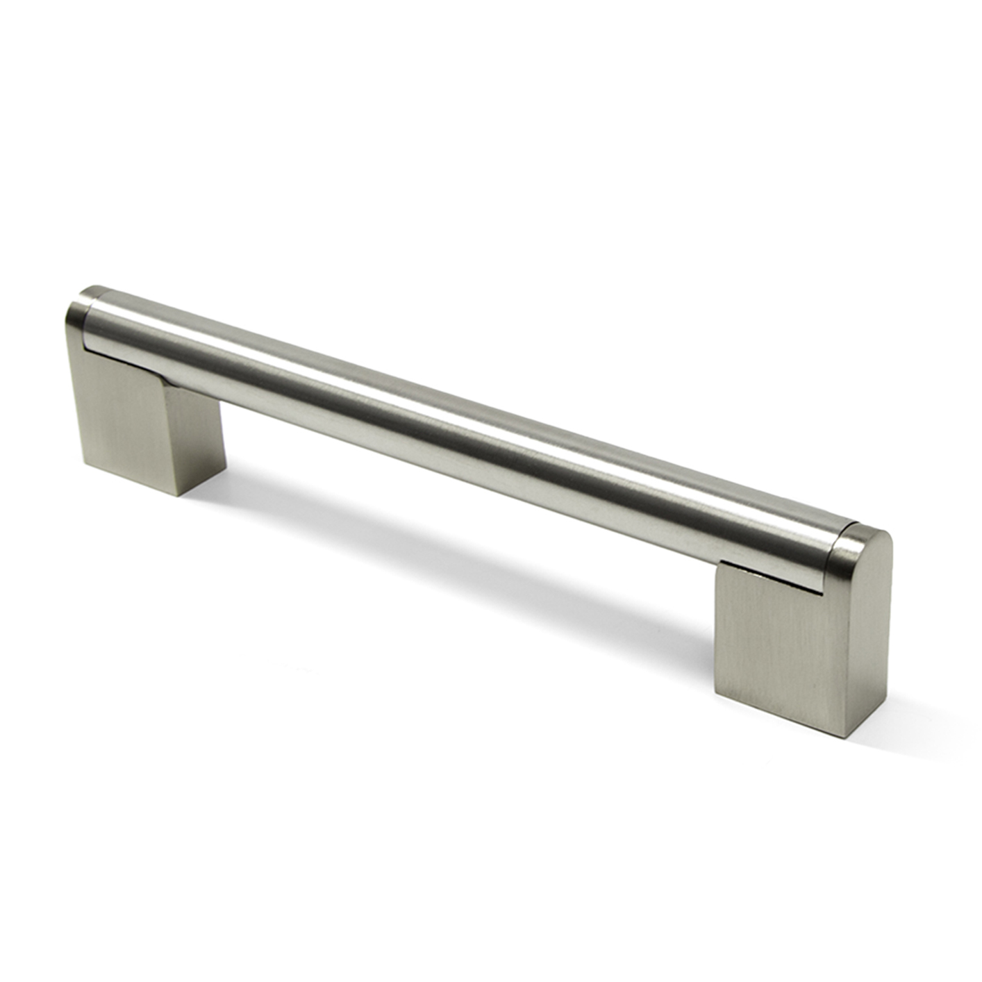 Grantchester Modern Hollow Pull, 128mm, Brushed Satin Nickel