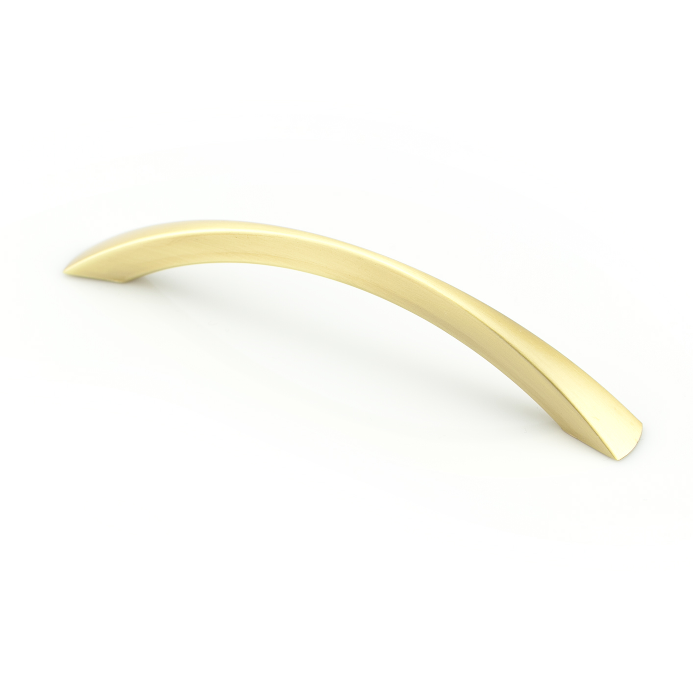 Lauro Modern Pull, 128mm, Brushed Brass