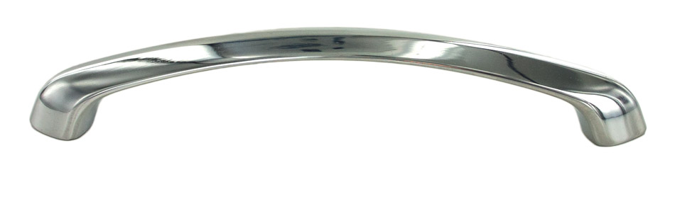 Carlaw Modern Pull, 128mm, Polished Chrome