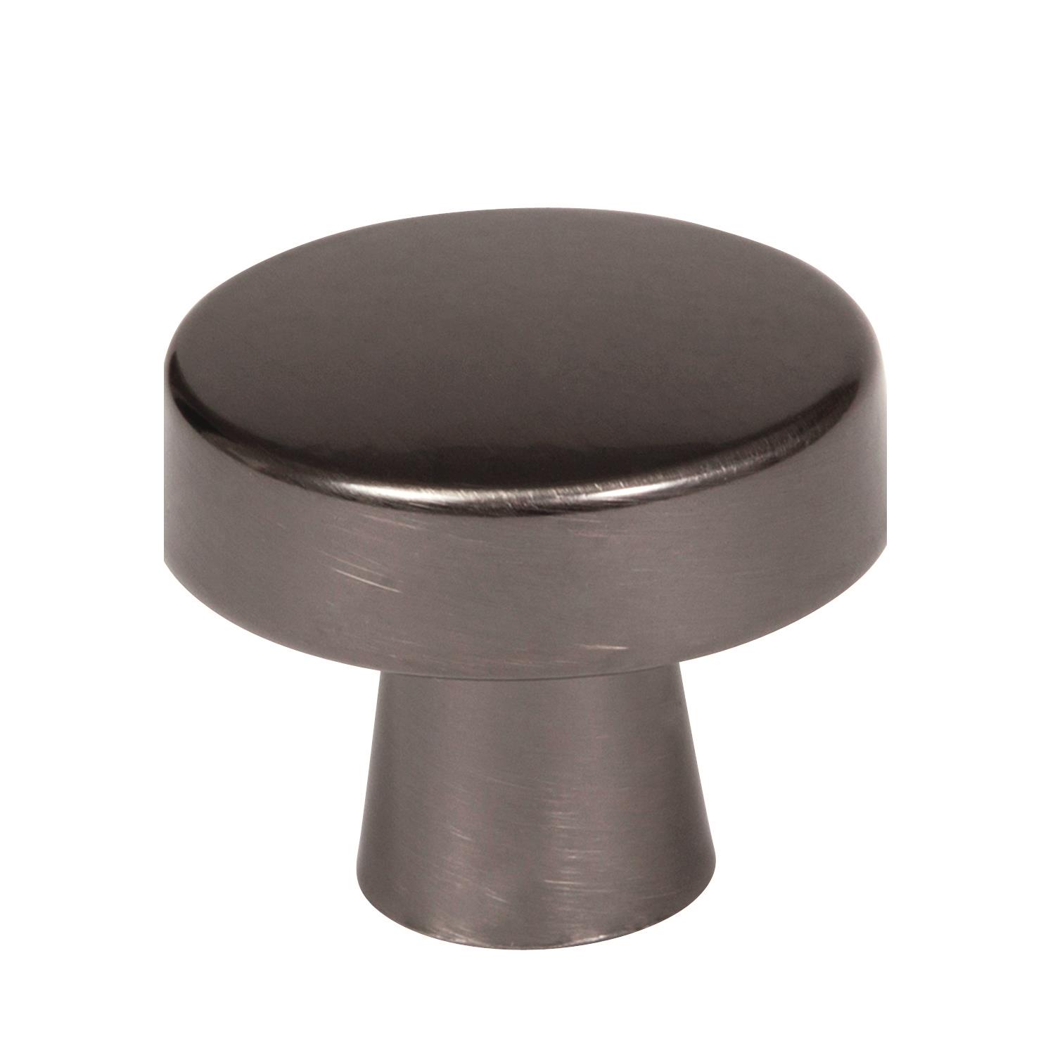 Blackrock Round Knob, 1-5/16 in (33 mm), Gunmetal