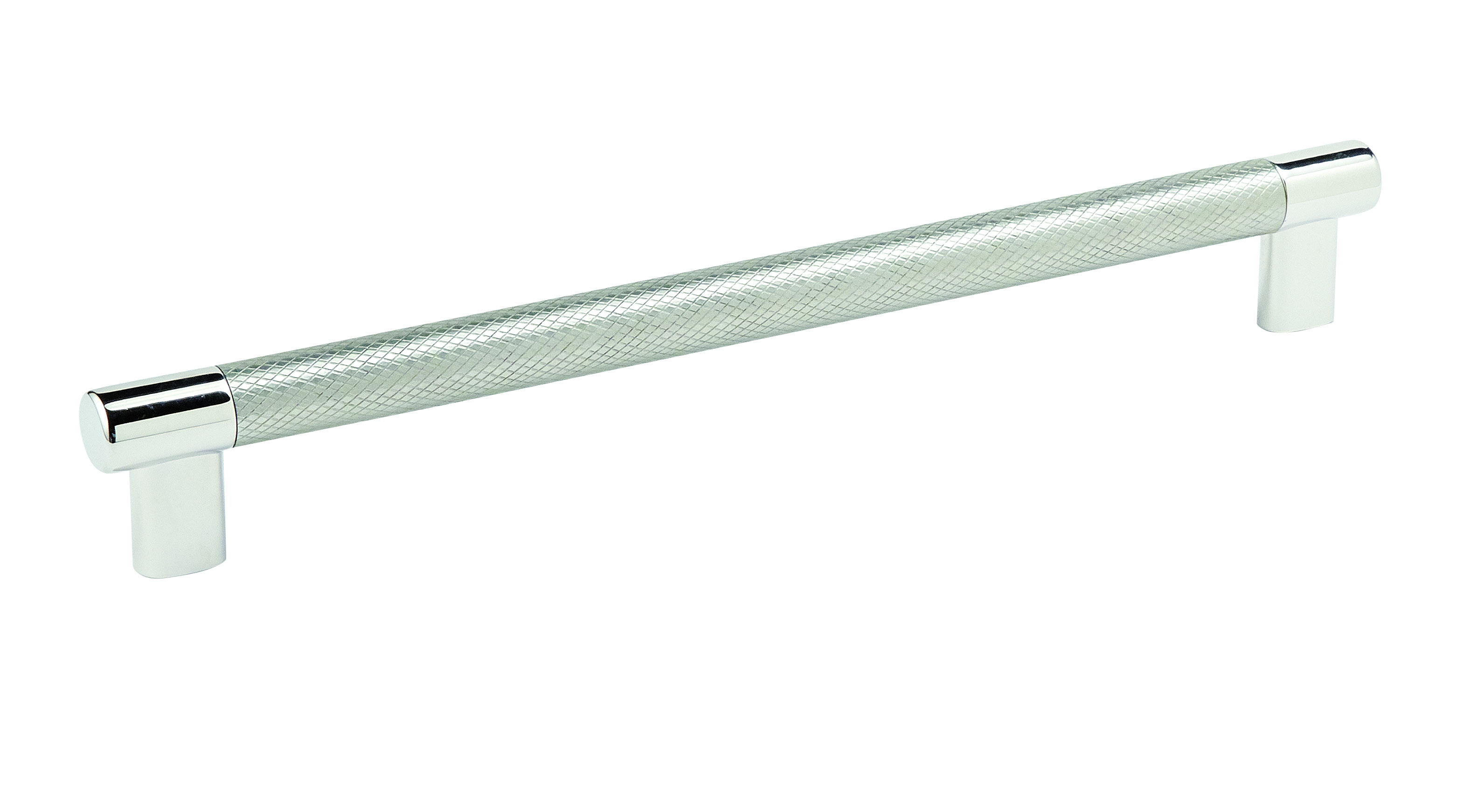 Esquire Pull, 10-1/16 in (256 mm), Polished Nickel / Stainless Steel