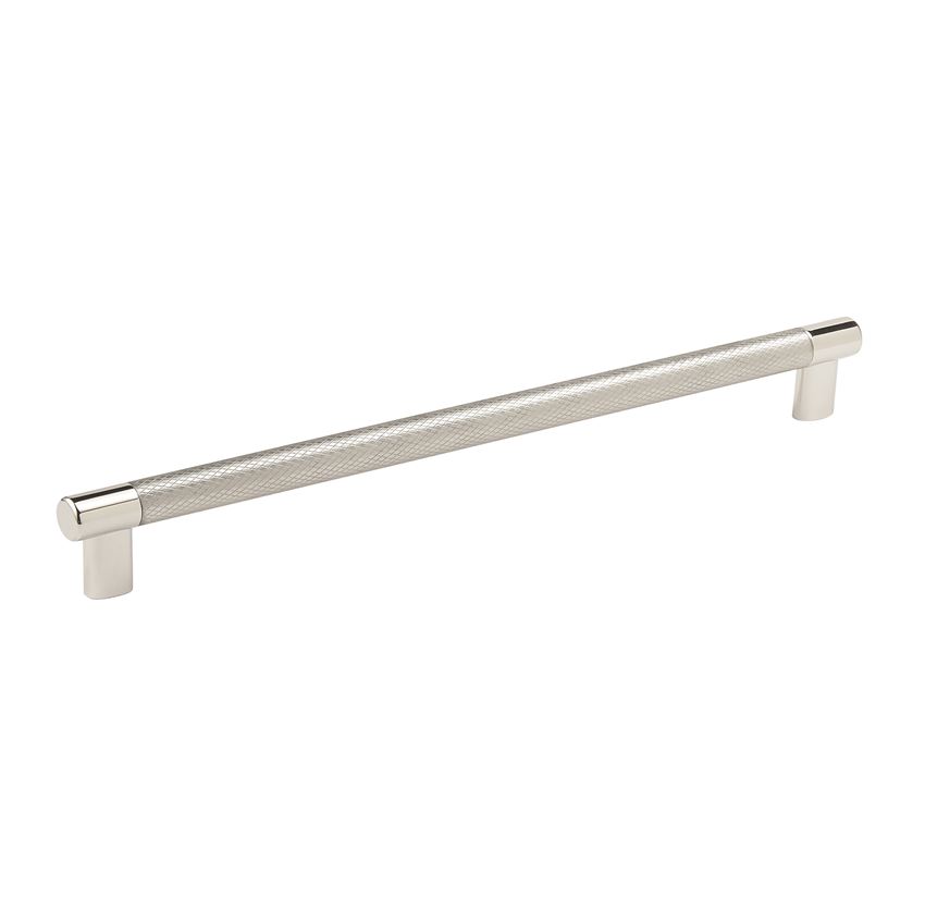 Esquire Pull, 12-5/8 in (320 mm), Polished Nickel / Stainless Steel