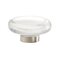 Clear and Satin Nickel