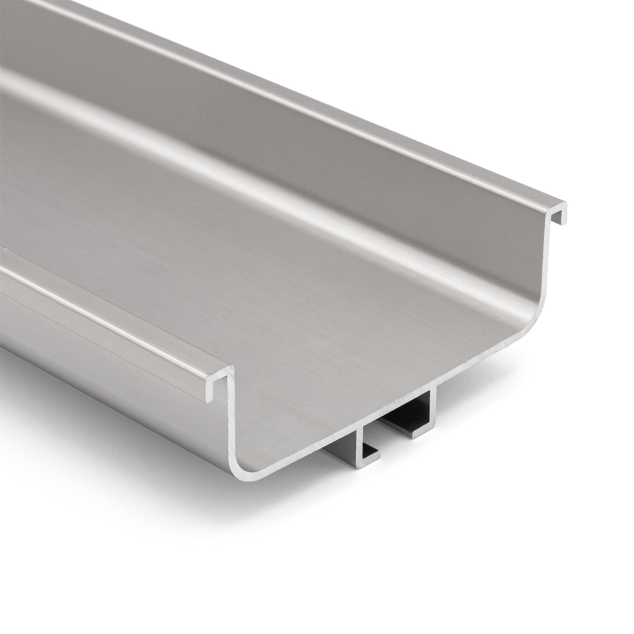 Laguna Gola Profile C-Shape, for Between Drawers, 3m, Stainless