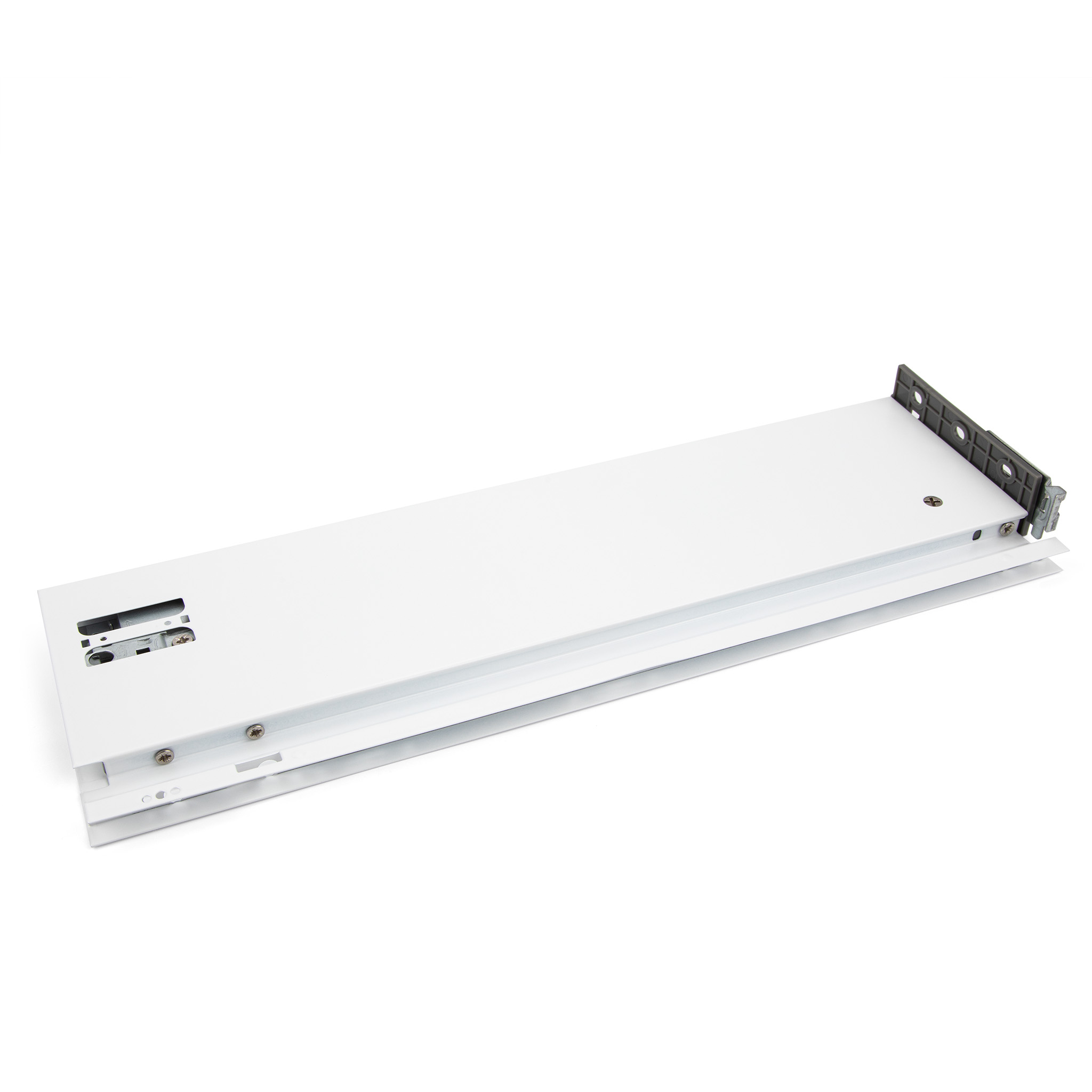 M-Series Fusion Side Wall, 400mm Length, 126mm Height, Lunar White
