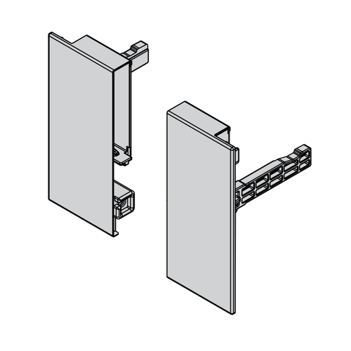 Front Fixing Clips for Legacy Prima Short Glass Internal Drawers