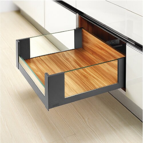 Legacy Prima Internal Low Glass Front with Glass Sides, 172mm Side Height