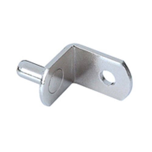 Bracket Style Shelf Support with Hole, 5mm Pin