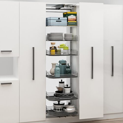 Lateral Open Pantry - with Reversible Two-Colour Bottoms