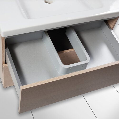Syphon Plus Plumbing Cutout Insert for Vanity Drawers, Centre Wall