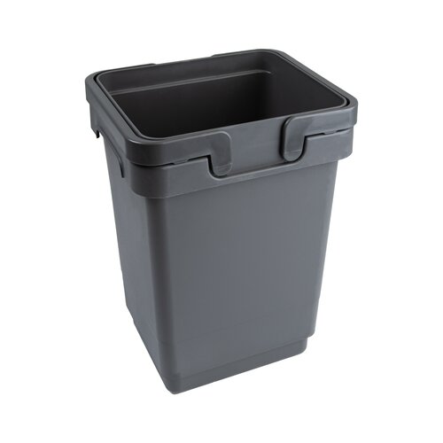 Single Bin 9L with Handles Anthracite