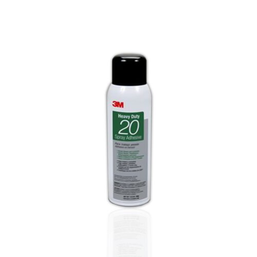 3M™ Heavy Duty 20 Spray Adhesive Clear, 20 fl oz can